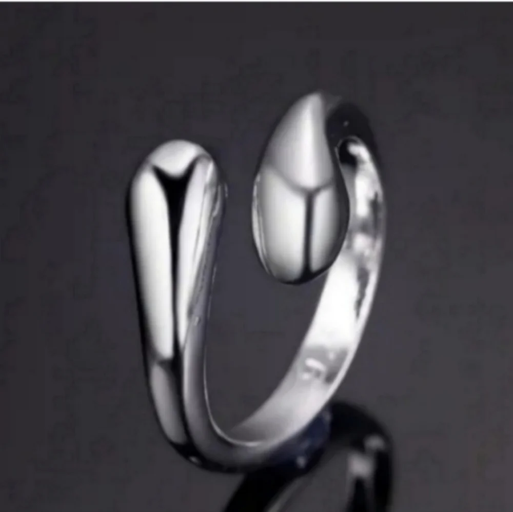 925 Sterling Silver Plated Waterdrop Jewelry Set Bracelet Necklace Earrings - Picture 7 of 14